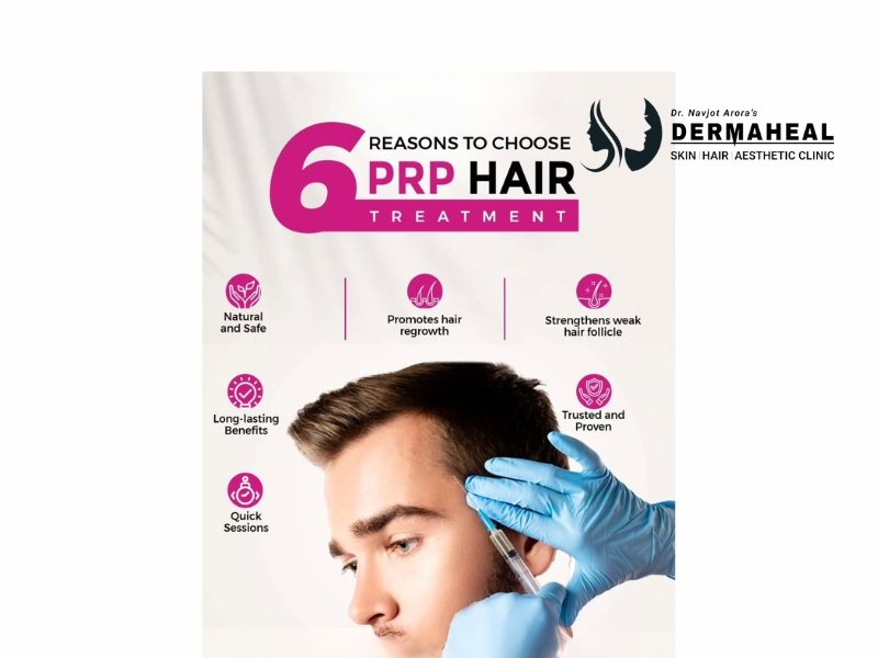Revitalize Hair Growth with PRP at Dermaheal Dwarka