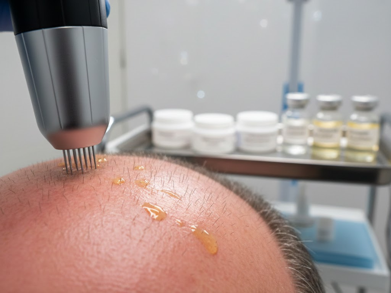 Microneedling Hair Regrowth Dwarka : Dermaheal