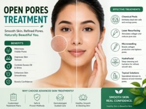 Open pores treatment in Dwarka by Dr. Navjot Singh Arora at Dermaheal Clinic