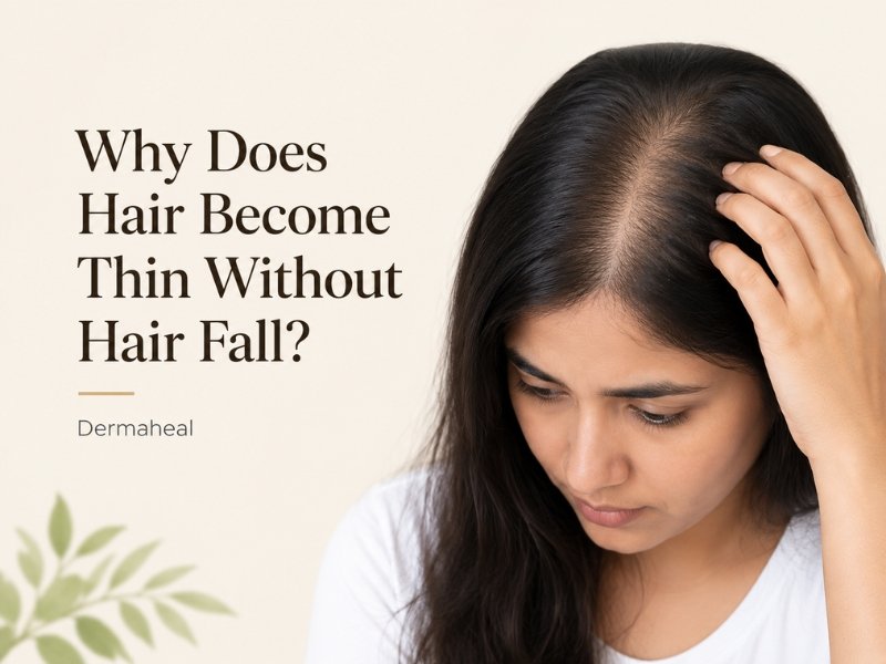 Dermatologist explaining the causes of thinning hair and effective treatments for healthier hair growth
